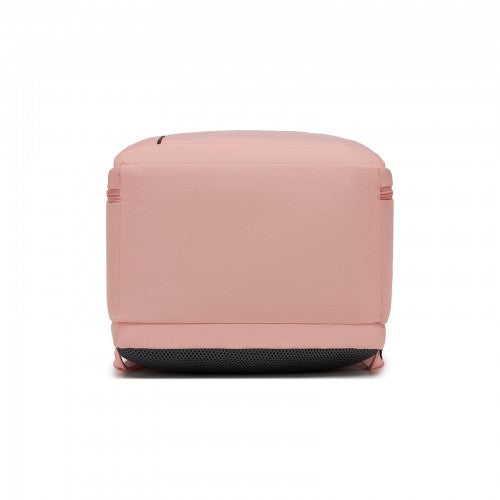 BPK2524 - Kono Spacious and Organised Personal-Item Backpack (40×30×20) with 15.6" Laptop Sleeve, Clamshell Main - Pink