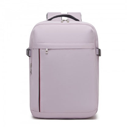 BPK2524 - Kono Spacious and Organised Personal-Item Backpack (40×30×20) with 15.6" Laptop Sleeve, Clamshell Main - Purple