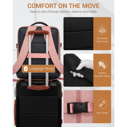 BPK2524L - Kono 32L Upgraded Large Cabin Backpack for 17.3 Inch Laptop