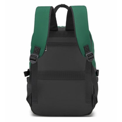 Kono BPK2527 black laptop backpack – front view