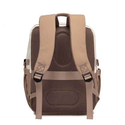 BPK2529 - Kono Compact 15.6" Laptop Travel Backpack - 40x30x20cm, Fits Under Seat Storage, with Trolley Sleeve