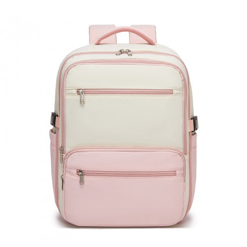 BPK2529 - Kono Compact 15.6" Laptop Travel Backpack - 40x30x20cm, Fits Under Seat Storage, with Trolley Sleeve