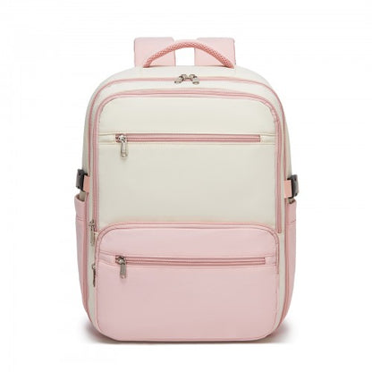 BPK2529 - Kono Compact 15.6" Laptop Travel Backpack - 40x30x20cm, Fits Under Seat Storage, with Trolley Sleeve