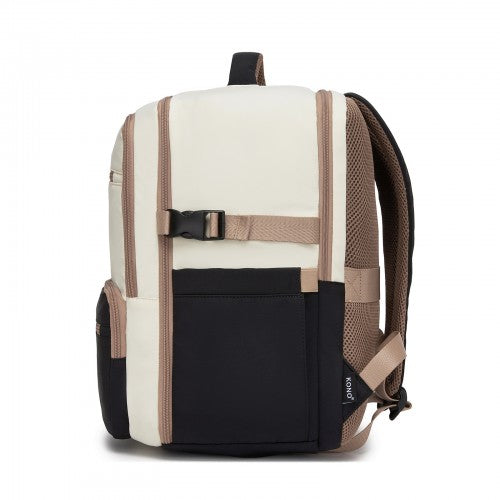 BPK2529 - Kono Compact 15.6" Laptop Travel Backpack - 40x30x20cm, Fits Under Seat Storage, with Trolley Sleeve