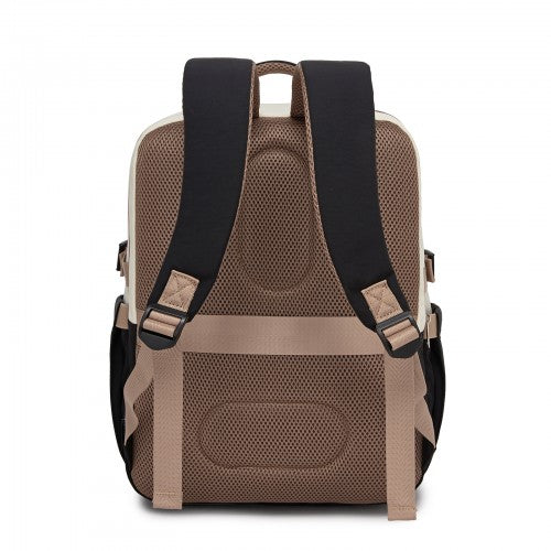 BPK2529 - Kono Compact 15.6" Laptop Travel Backpack - 40x30x20cm, Fits Under Seat Storage, with Trolley Sleeve