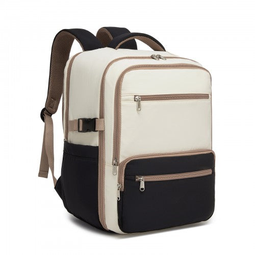 BPK2529 - Kono Compact 15.6" Laptop Travel Backpack - 40x30x20cm, Fits Under Seat Storage, with Trolley Sleeve
