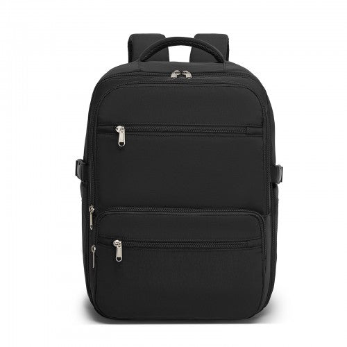 BPK2529 - Kono Compact 15.6" Laptop Travel Backpack - 40x30x20cm, Fits Under Seat Storage, with Trolley Sleeve