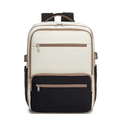 BPK2529 - Kono Compact 15.6" Laptop Travel Backpack - 40x30x20cm, Fits Under Seat Storage, with Trolley Sleeve