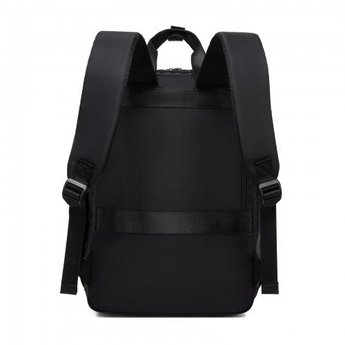 Kono BPK2530 black laptop backpack – detail view 4
