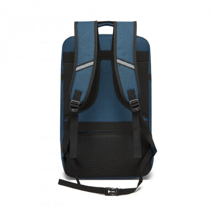 BPK2531L - Kono Multi-purpose Business Large Backpack–Fits 15.6" Laptop, Ideal for Work, Travel & Daily Commute - Navy