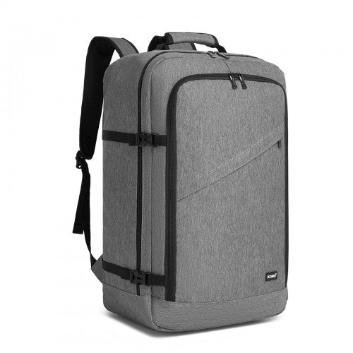 BPK2531L - Kono Multi-purpose Business Large Backpack–Fits 15.6" Laptop, Ideal for Work, Travel & Daily Commute - Grey
