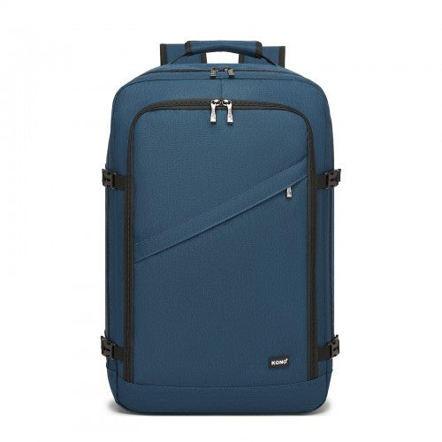 BPK2531L - Kono Multi-purpose Business Large Backpack–Fits 15.6" Laptop, Ideal for Work, Travel & Daily Commute - Navy