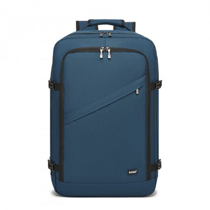 BPK2531L - Kono Multi-purpose Business Large Backpack–Fits 15.6" Laptop, Ideal for Work, Travel & Daily Commute - Navy