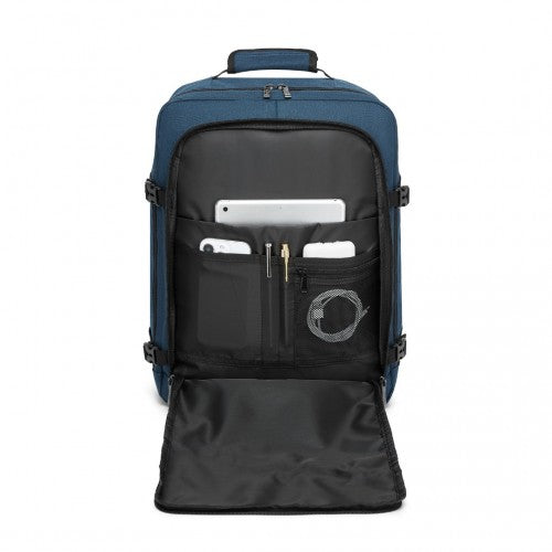 Kono BPK2531M navy backpack – detail view 10