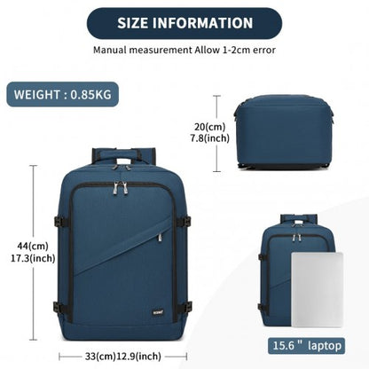 BPK2531M - Kono Multi-purpose Business Medium-sized Backpack–Fits 15.6" Laptop, Ideal for Work, Travel & Daily Commute