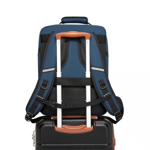 Kono BPK2531M navy backpack – detail view 7