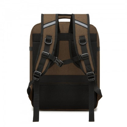 Kono BPK2531M brown backpack – detail view 4