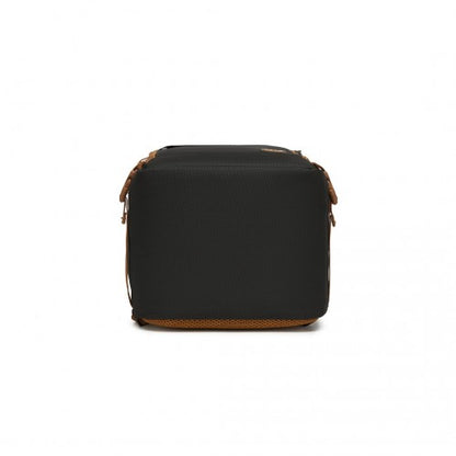 BPK2531S - Kono Multi-purpose Business Carry-On Backpack–Fits 15.6" Laptop, Ideal for Work, Travel & Daily Commute - Black and Brown