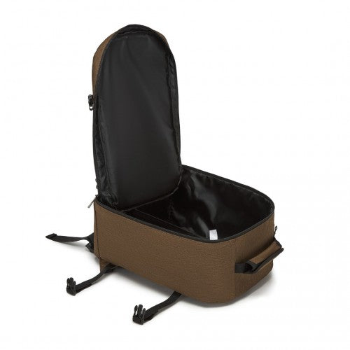 BPK2531S - Kono Multi-purpose Business Carry-On Backpack–Fits 15.6" Laptop, Ideal for Work, Travel & Daily Commute - Brown