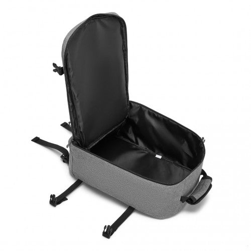 BPK2531S - Kono Multi-purpose Business Carry-On Backpack–Fits 15.6" Laptop, Ideal for Work, Travel & Daily Commute - Grey