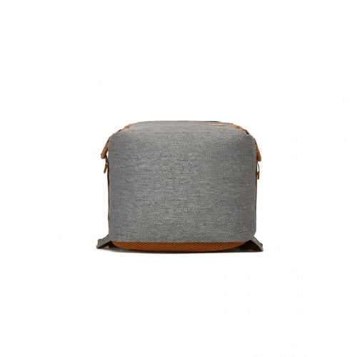 Kono BPK2531S grey and brown backpack – detail view 5