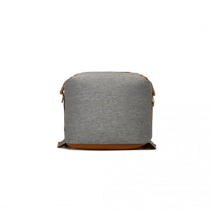 Kono BPK2531S grey and brown backpack – detail view 5