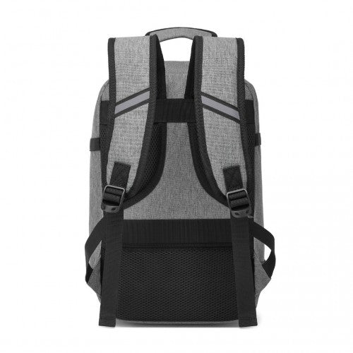 BPK2531S - Kono Multi-purpose Business Carry-On Backpack–Fits 15.6" Laptop, Ideal for Work, Travel & Daily Commute - Grey