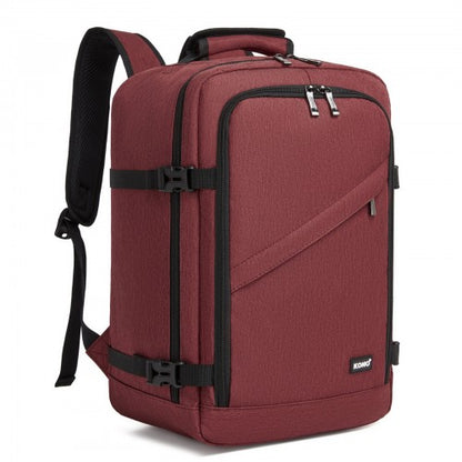 BPK2551 - Kono Flexible Cabin Backpack 30×20×40-Fits 15.6" Laptop, Clamshell Access-Great for Holidays, Work Trips & Commuting