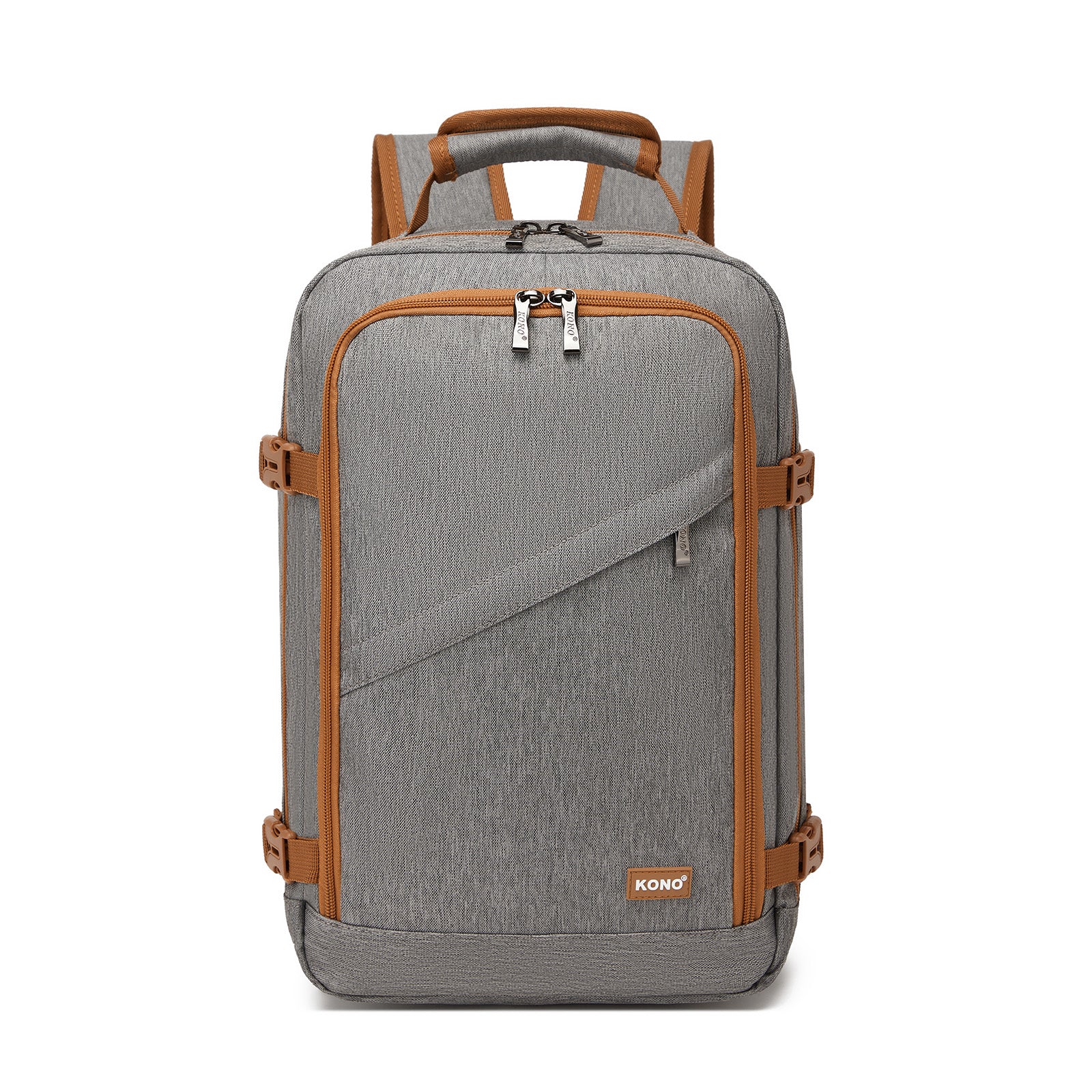 BPK2551 - Kono Flexible Cabin Backpack 30×20×40-Fits 15.6" Laptop, Clamshell Access-Great for Holidays, Work Trips & Commuting