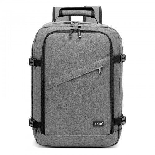 BPK2551 - Kono Flexible Cabin Backpack 30×20×40-Fits 15.6" Laptop, Clamshell Access-Great for Holidays, Work Trips & Commuting