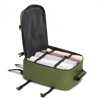 BPK2551 - Kono Flexible Cabin Backpack 30×20×40-Fits 15.6" Laptop, Clamshell Access-Great for Holidays, Work Trips & Commuting