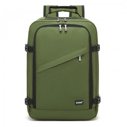 BPK2551 - Kono Flexible Cabin Backpack 30×20×40-Fits 15.6" Laptop, Clamshell Access-Great for Holidays, Work Trips & Commuting