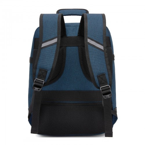 BPK2551 - Kono Flexible Cabin Backpack 30×20×40-Fits 15.6" Laptop, Clamshell Access-Great for Holidays, Work Trips & Commuting