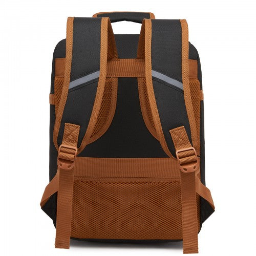 BPK2551 - Kono Flexible Cabin Backpack 30×20×40-Fits 15.6" Laptop, Clamshell Access-Great for Holidays, Work Trips & Commuting