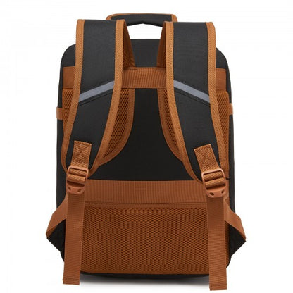 BPK2551 - Kono Flexible Cabin Backpack 30×20×40-Fits 15.6" Laptop, Clamshell Access-Great for Holidays, Work Trips & Commuting