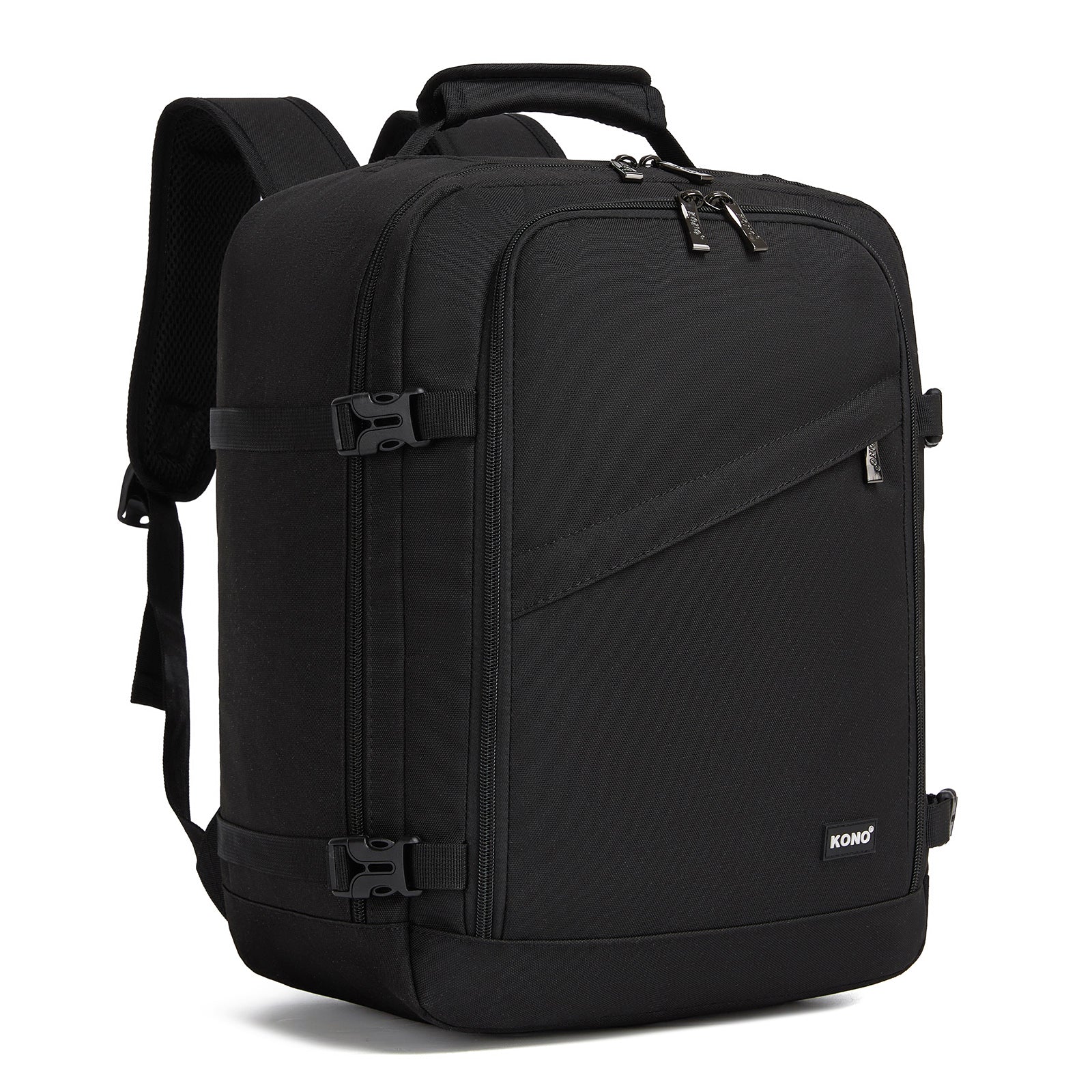 BPK2551 - Kono Flexible Cabin Backpack 30×20×40-Fits 15.6" Laptop, Clamshell Access-Great for Holidays, Work Trips & Commuting