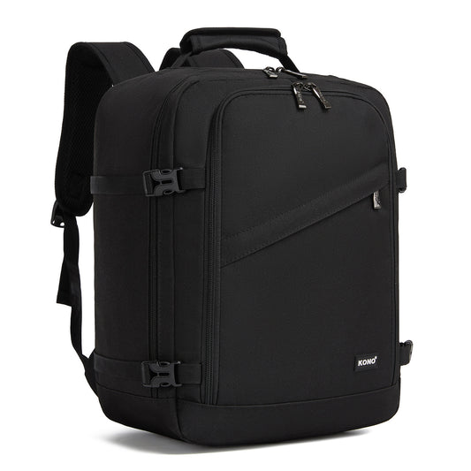 BPK2551 - Kono Flexible Cabin Backpack 30×20×40-Fits 15.6" Laptop, Clamshell Access-Great for Holidays, Work Trips & Commuting
