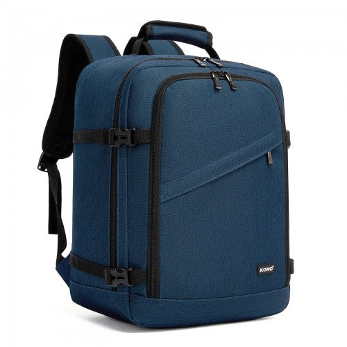 BPK2551 - Kono Flexible Cabin Backpack 30×20×40-Fits 15.6" Laptop, Clamshell Access-Great for Holidays, Work Trips & Commuting