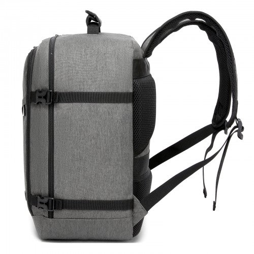 BPK2551 - Kono Flexible Cabin Backpack 30×20×40-Fits 15.6" Laptop, Clamshell Access-Great for Holidays, Work Trips & Commuting