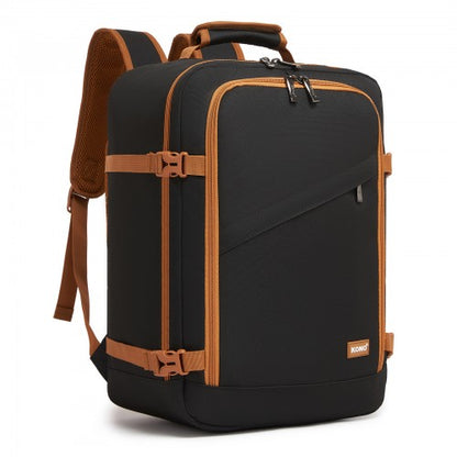 BPK2551 - Kono Flexible Cabin Backpack 30×20×40-Fits 15.6" Laptop, Clamshell Access-Great for Holidays, Work Trips & Commuting