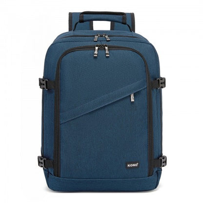BPK2551 - Kono Flexible Cabin Backpack 30×20×40-Fits 15.6" Laptop, Clamshell Access-Great for Holidays, Work Trips & Commuting