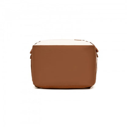 Kono BPK2565 40×30×20 cm beige and brown cabin backpack – detail view 5