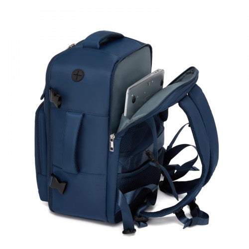 Kono BPK2601 40×20×30 cm navy travel backpack – detail view 6