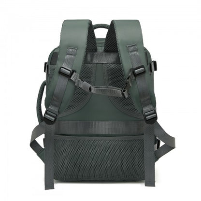 Kono BPK2601 40×20×30 cm green travel backpack – detail view 4