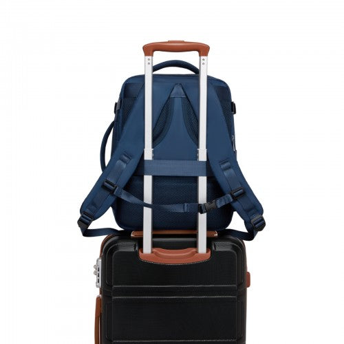 Kono BPK2601 40×20×30 cm navy travel backpack – detail view 12