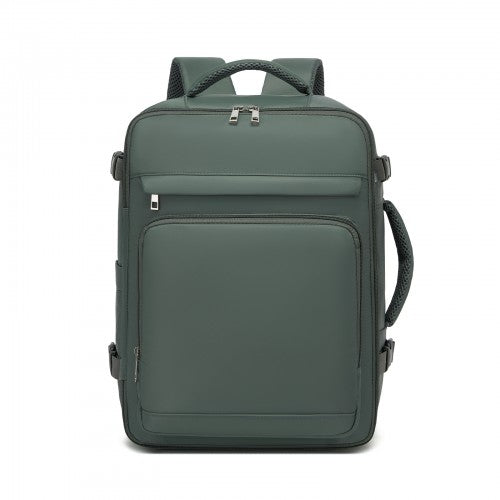 Kono BPK2601 40×20×30 cm green travel backpack – side view