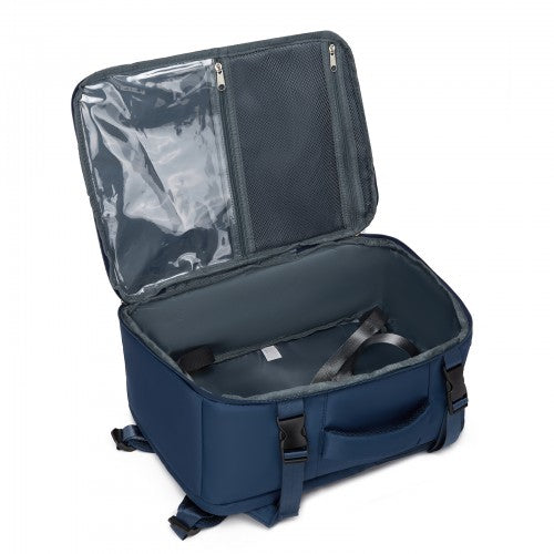 Kono BPK2601 40×20×30 cm navy travel backpack – detail view 10