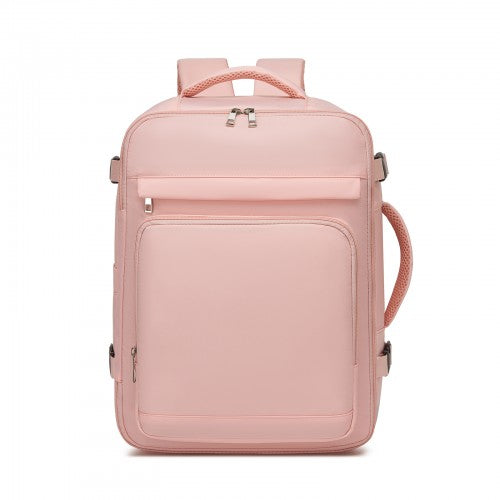 Kono BPK2601 40×20×30 cm pink travel backpack – side view