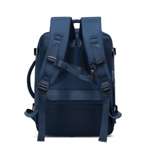 Kono BPK2601 40×20×30 cm navy travel backpack – detail view 4