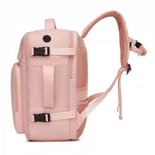 Kono BPK2601 40×20×30 cm pink travel backpack – rear view